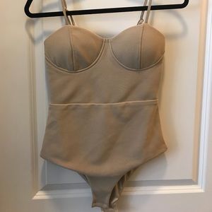 Beige bodysuit